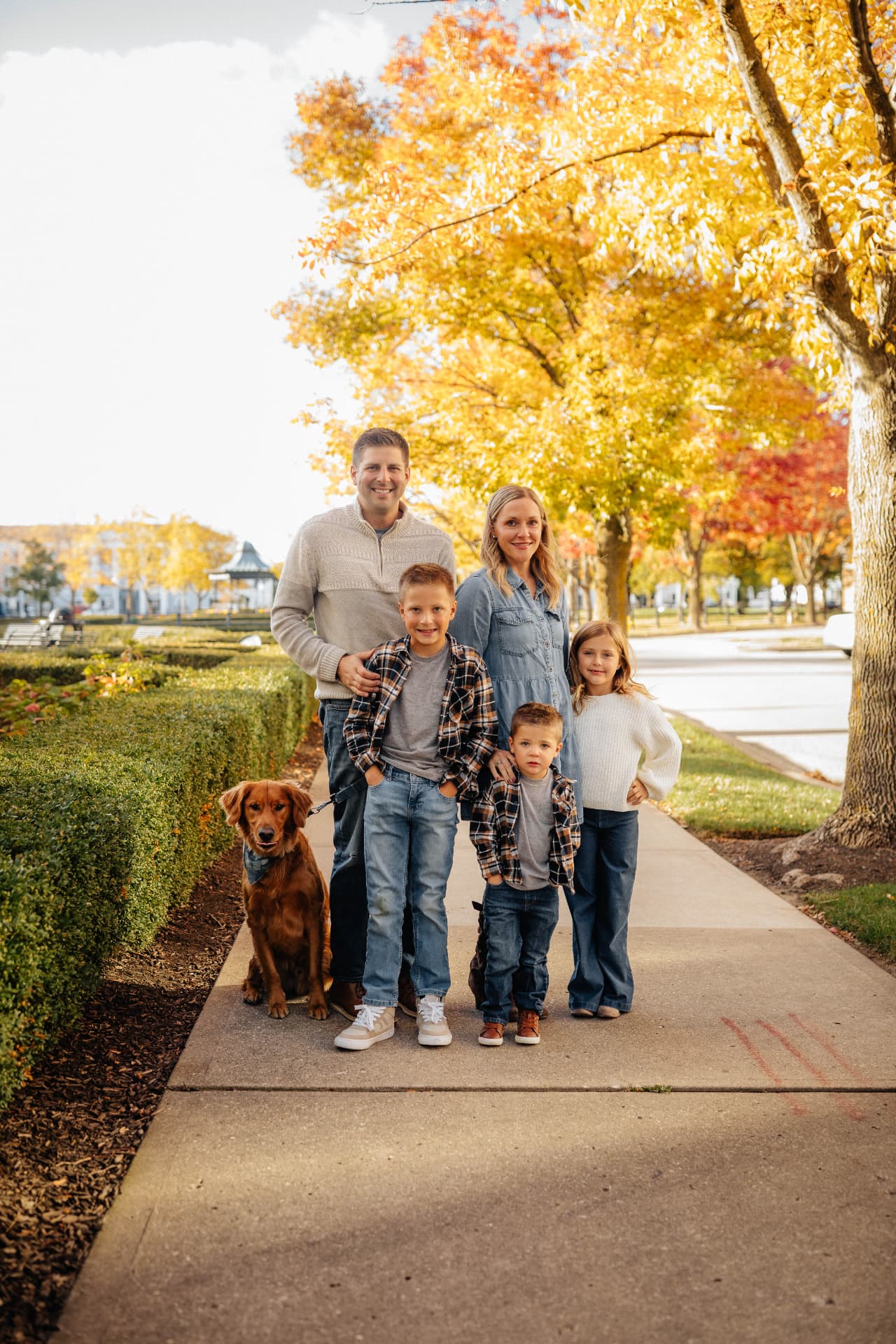 Anthony Smith with family